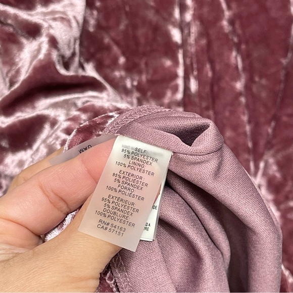 New Guess Velvet Bodycon cocktail Mini Dress Size 10 - Picture 9 of 9